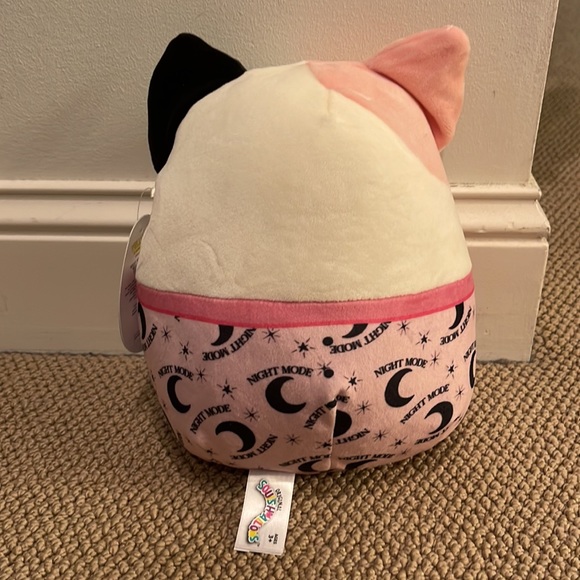 Squishmallow Katsia The Cat with Pajamas and Sleep Mask CUTE 8 inch plush NEW - Picture 2 of 3